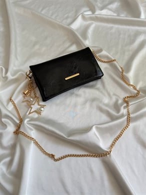 Canggu Model Clutch Çanta , Portföy Çanta , El Çantası Siyah