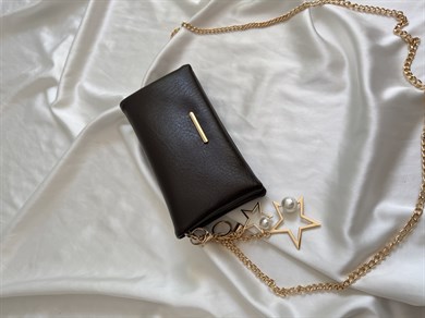 Canggu Model Clutch Çanta , Portföy Çanta , El Çantası Acı Kahve
