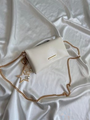 Canggu Model Clutch Çanta , Portföy Çanta , El Çantası Beyaz