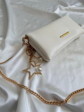Canggu Model Clutch Çanta , Portföy Çanta , El Çantası Beyaz