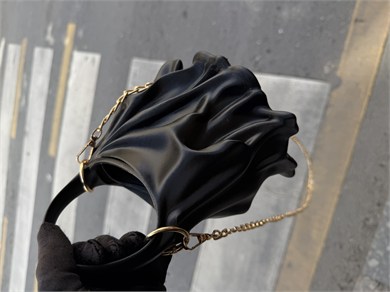 Casper Siyah Kadın El ve Omuz Çantası 3d Baskı Mini Boy 