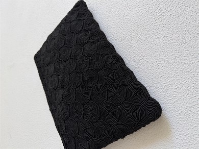 Dantel Model Clutch Çanta , Portföy Çanta , El Çantası Siyah