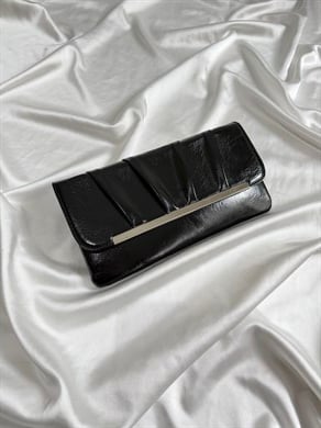 Holly Model Düğün Nişan Abiye Çanta Clutch Çanta Siyah
