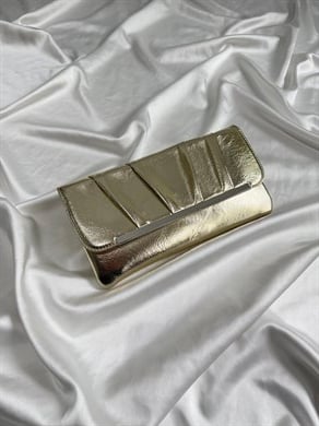 Holly Model Düğün Nişan Abiye Çanta Clutch Çanta Gold