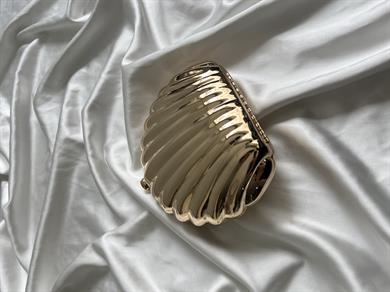 İstiridye Model El Ve Kadın Omuz Çantası Gold