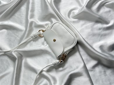 Martina Model El Ve Kadın Omuz Çantası Mini Çanta Beyaz ( Telefon Sığmaz )
