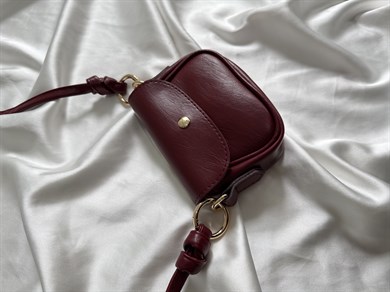 Martina Model El Ve Kadın Omuz Çantası Mini Çanta Bordo ( Telefon Sığmaz )