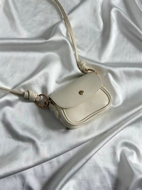 Martina Model El Ve Kadın Omuz Çantası Mini Çanta Krem ( Telefon Sığmaz )