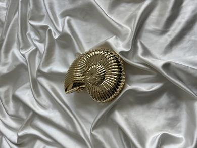 Nautilus Abiye Model Düğün Nişan Çantası Gold