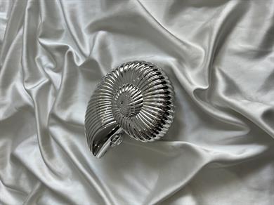 Nautilus Abiye Model Düğün Nişan Çantası Gümüş
