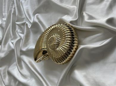 Nautilus Abiye Model Düğün Nişan Çantası Gold