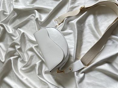 Oval Model El Ve Kadın Omuz Çantası Beyaz