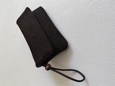 Sade Model Clutch Çanta , Portföy Çanta , El Çantası  Hasır Acı Kahve