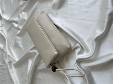 Sade Model Clutch Çanta , Portföy Çanta , El Çantası  Krem