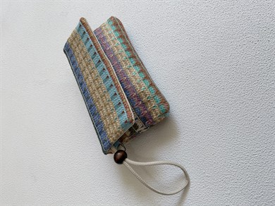 Sade Model Clutch Çanta , Portföy Çanta , El Çantası  Hasır Renkli