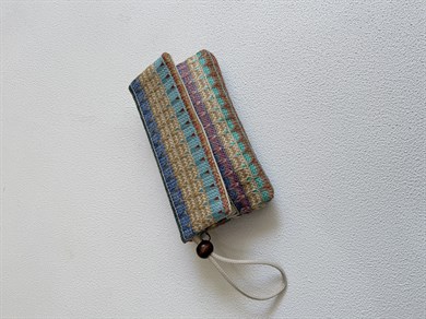 Sade Model Clutch Çanta , Portföy Çanta , El Çantası  Hasır Renkli