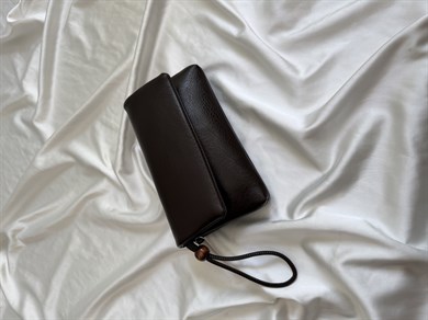 Sade Model Clutch Çanta , Portföy Çanta , El Çantası  Acı Kahve