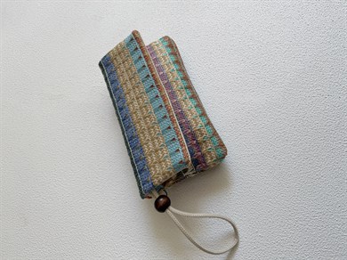 Sade Model Clutch Çanta , Portföy Çanta , El Çantası  Hasır Renkli