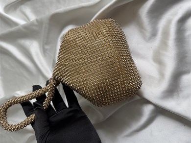 Torba Model Kadın Çanta, Abiye Çanta, Düğün Çantası, Nişan Çantası Gold