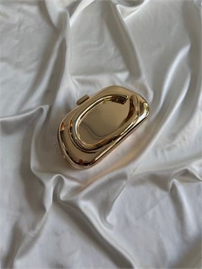 Yeni Babil Abiye Çanta , Düğün Çantası , Nişan Çantası Gold