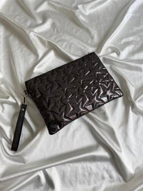 Yıldız Star Dikişli Kadın El Çantası Füme