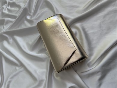 Zarf Model Kadın Çanta, Abiye Çanta, Düğün Çantası, Nişan Çantası Gold