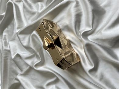 Zikzak Model El Ve Kadın Omuz Çantası Gold