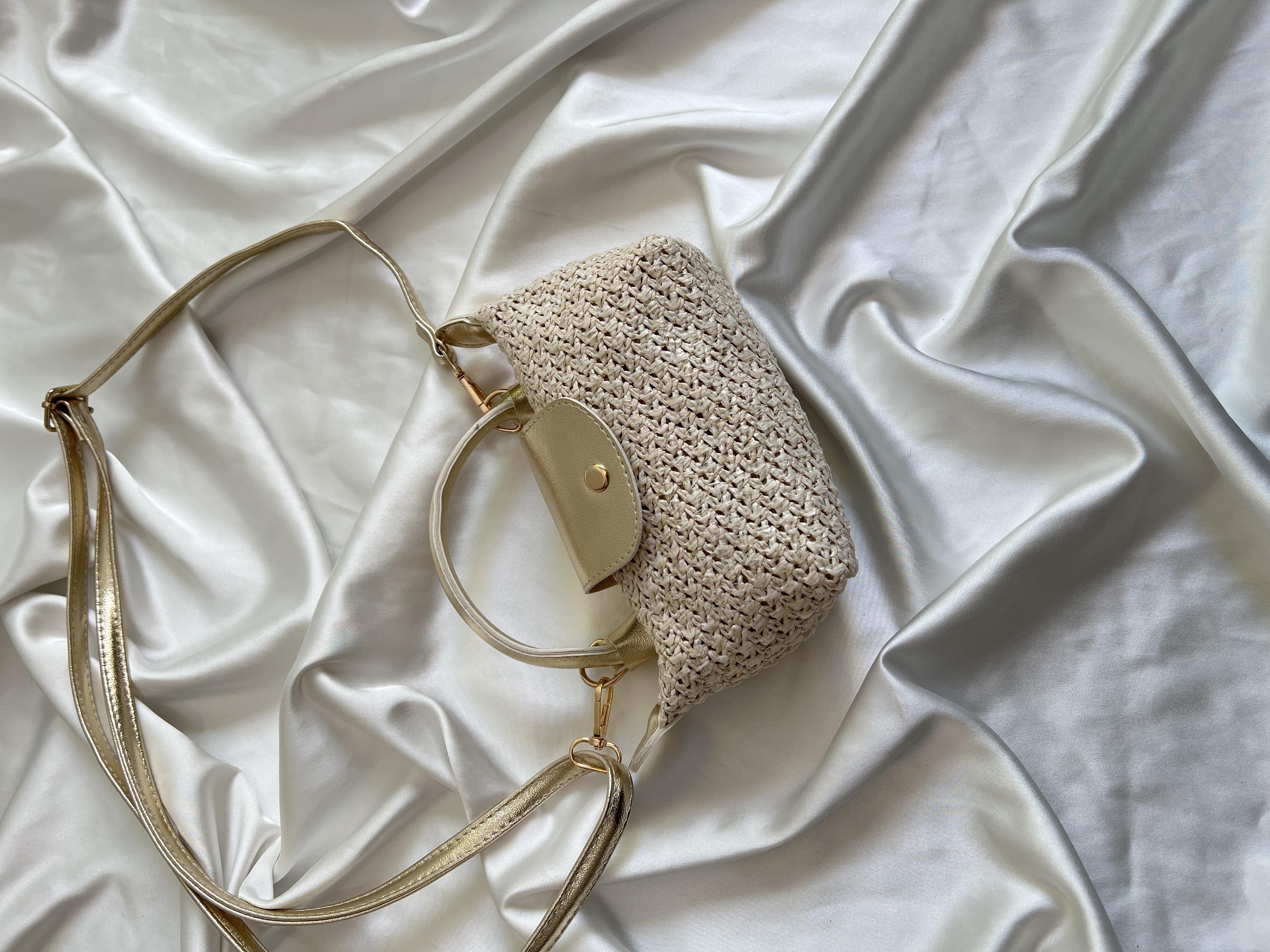 Dina Model El Ve Kadın Omuz Çantası Gold