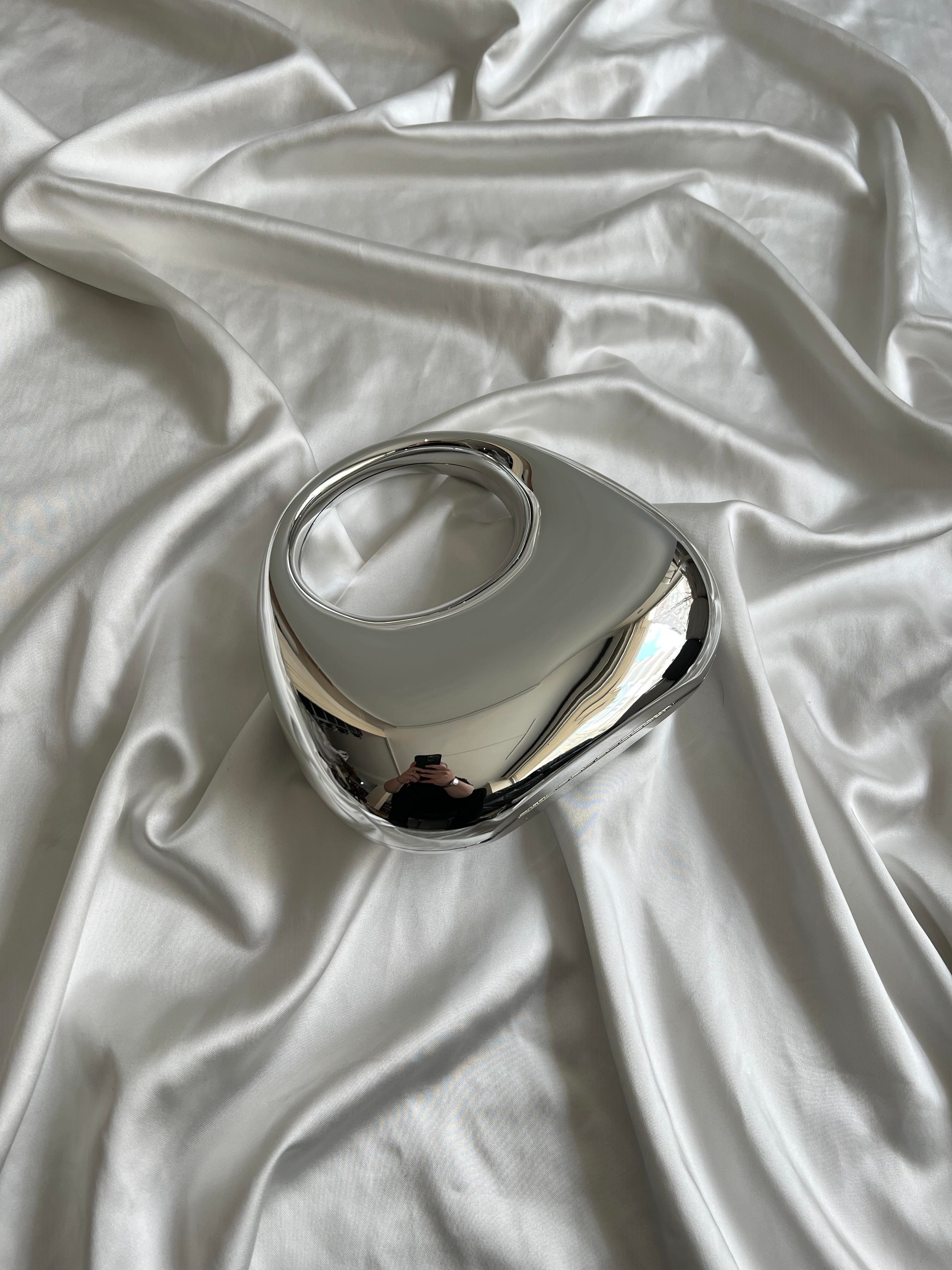 Mirror Model El Ve Kadın Omuz Çantası Gümüş
