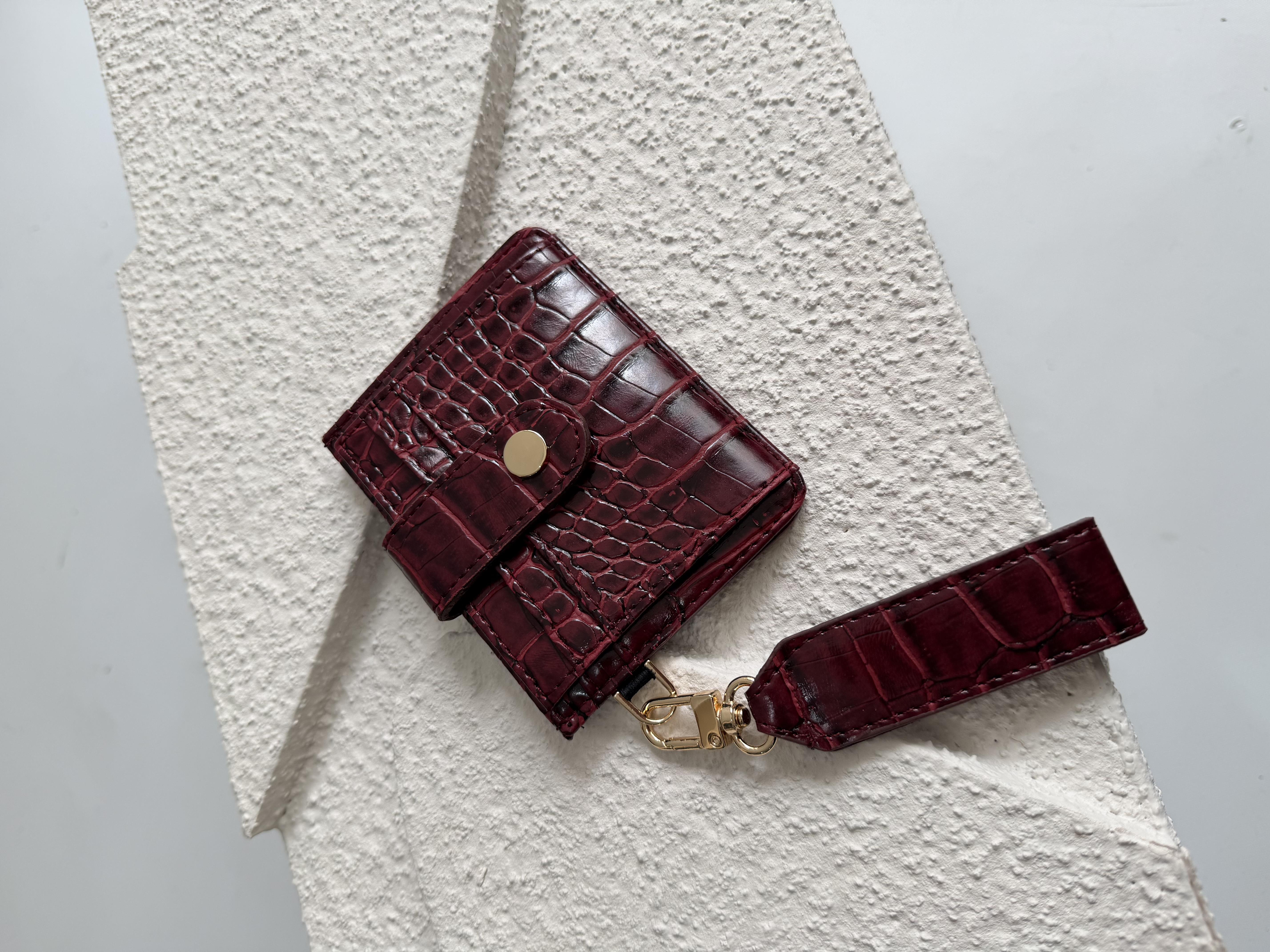 Wallet Model Cüzdan 5 Bordo