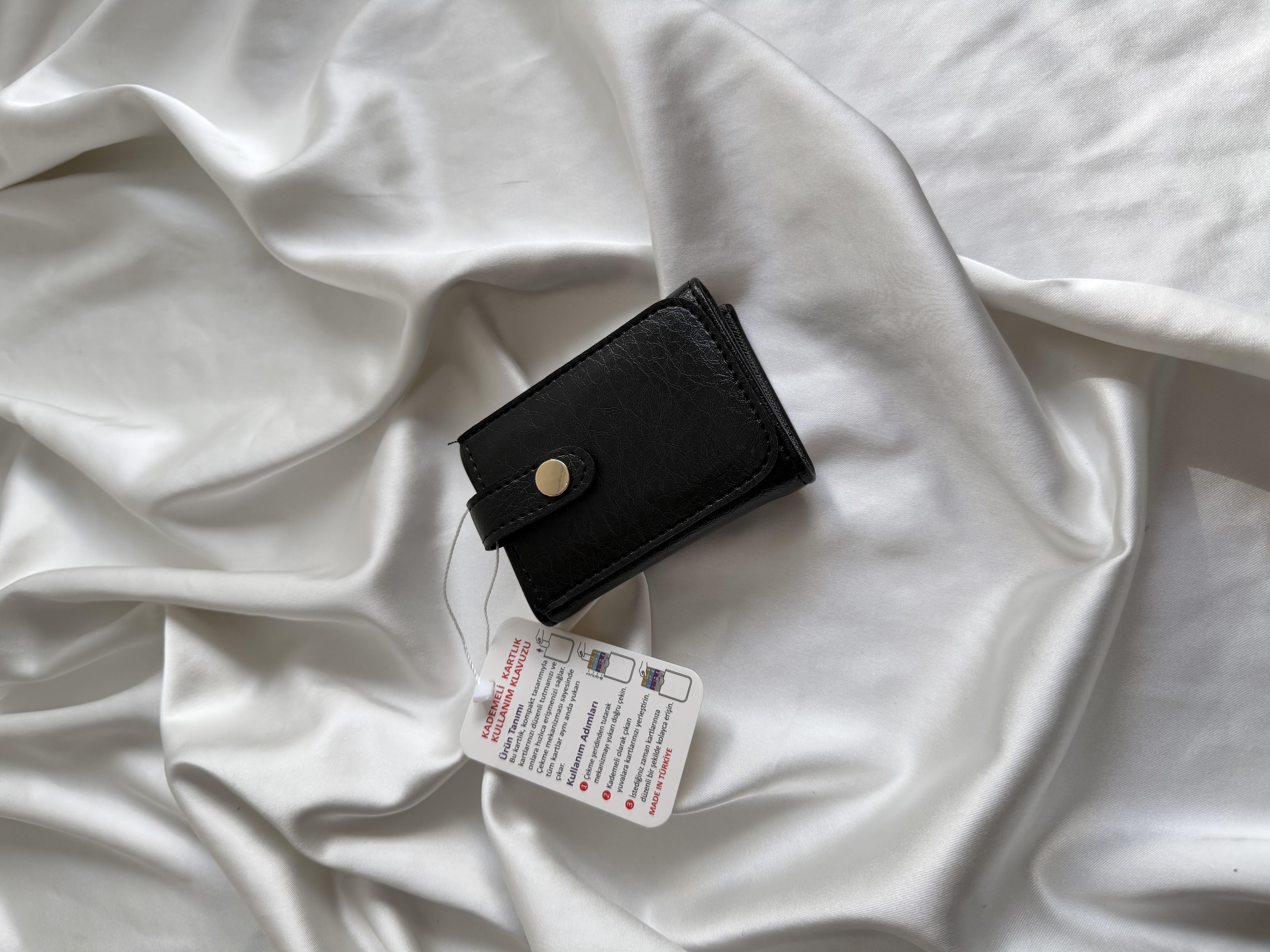 Wallet Model Cüzdan 7 Siyah