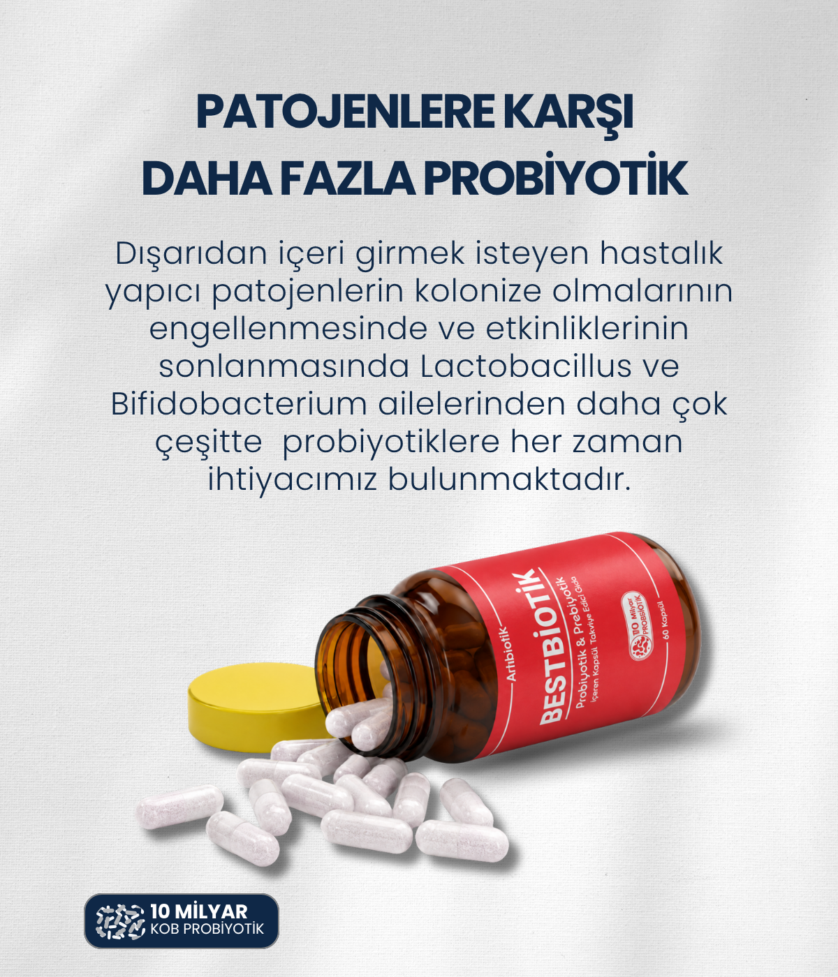 Artıbiotik Bestbiotik(60 Kapsül)