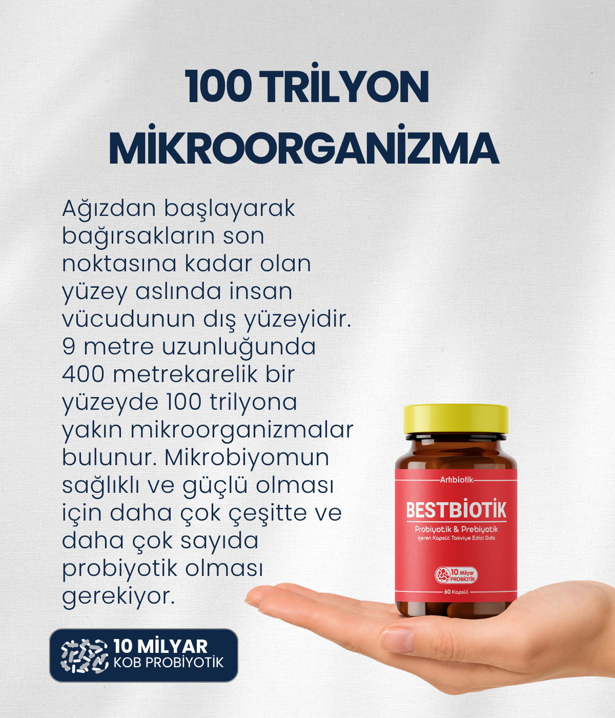 Artıbiotik Bestbiotik(60 Kapsül)