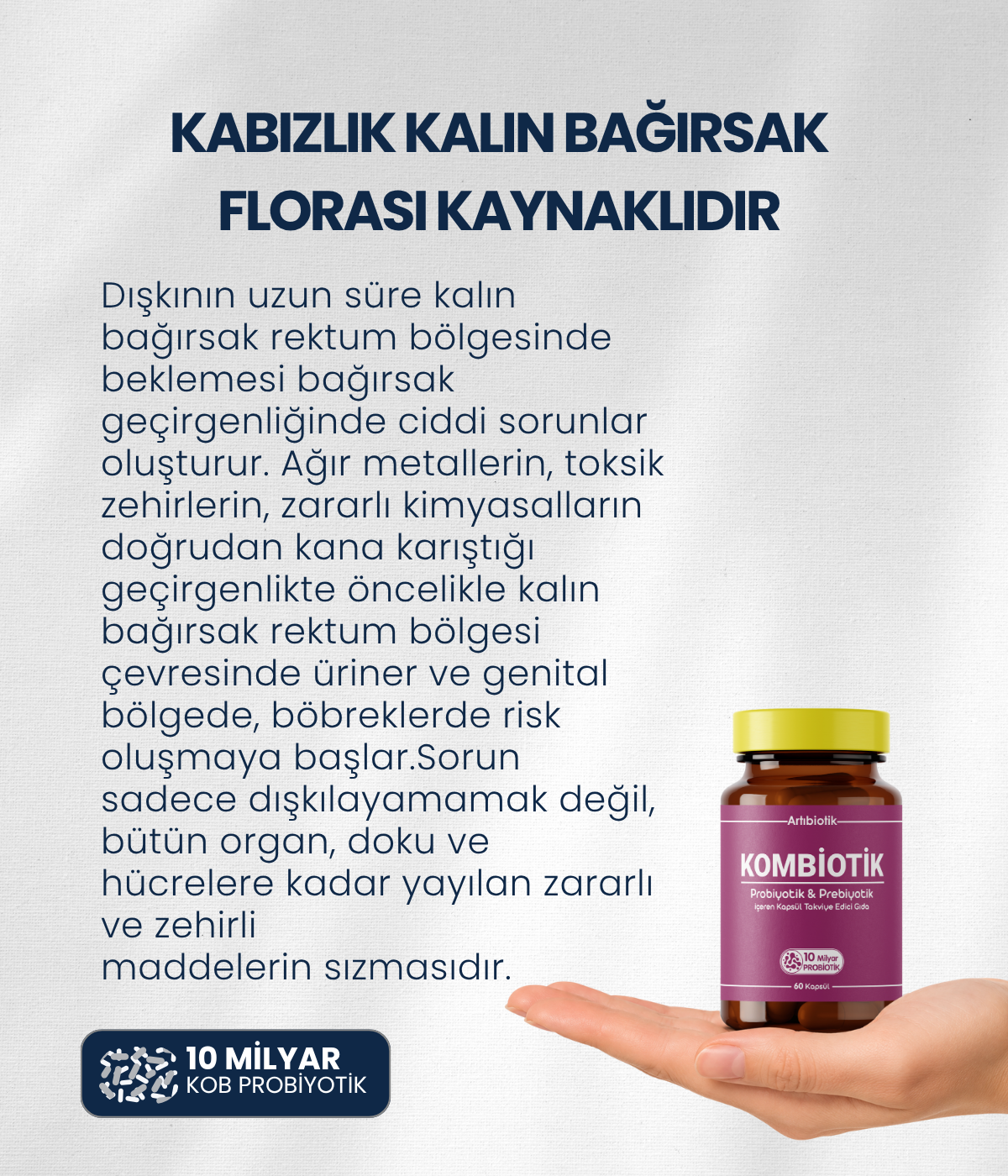 Artıbiotik Kombiotik(60 Kapsül)
