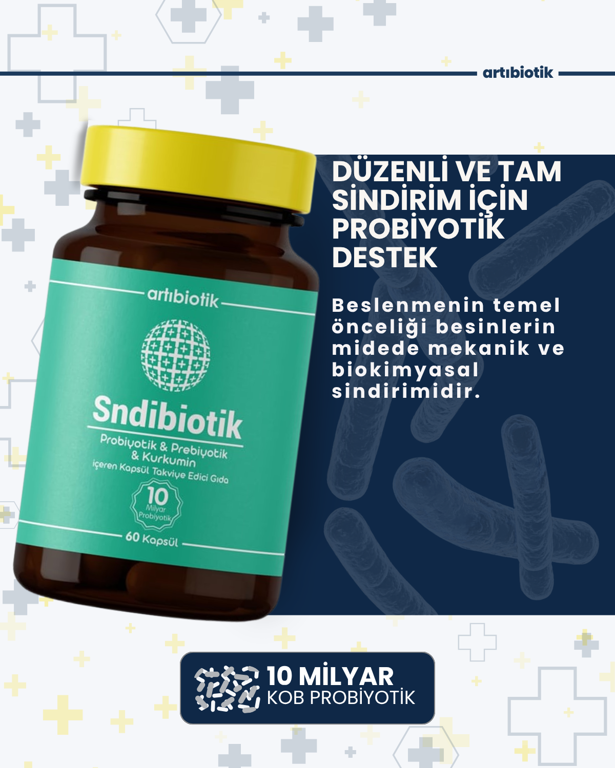 Artıbiotik Sndibiotik (60 Kapsül) 