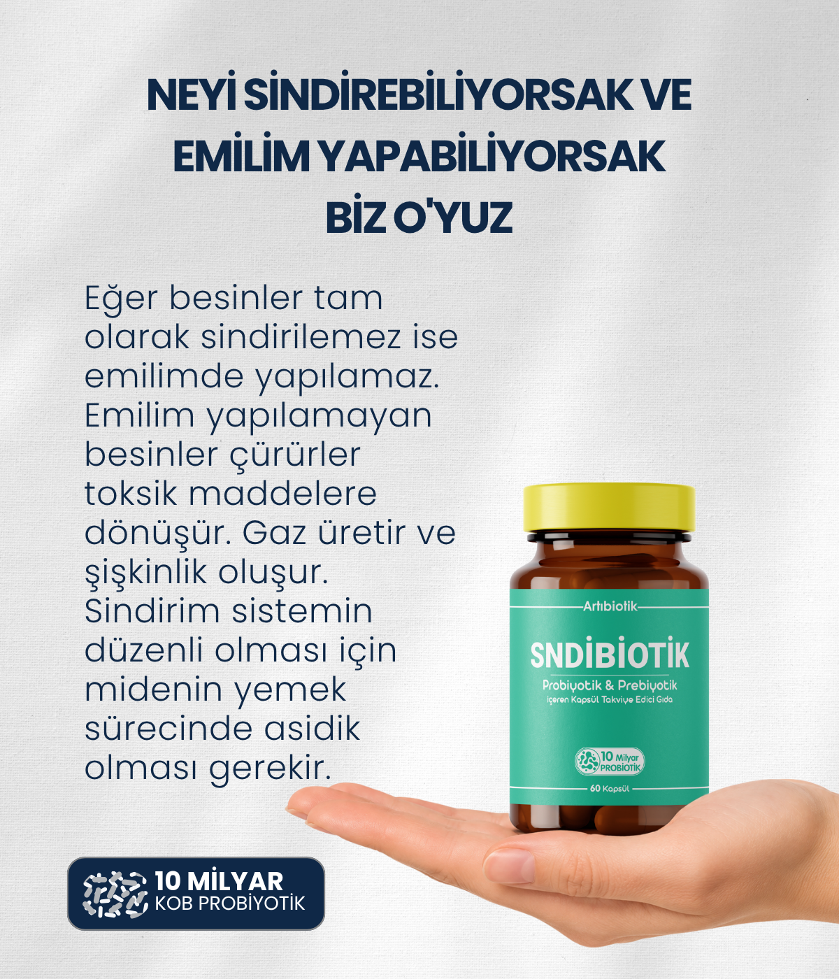 Artıbiotik Sndibiotik (60 Kapsül) 
