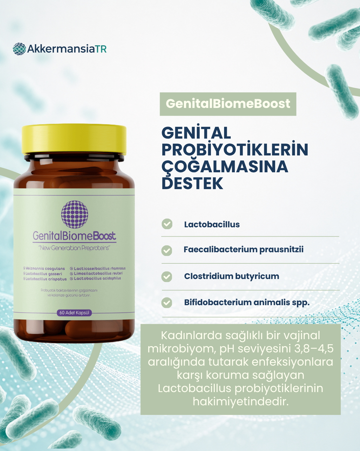 GenitalBiomeBoost 60 Kapsül