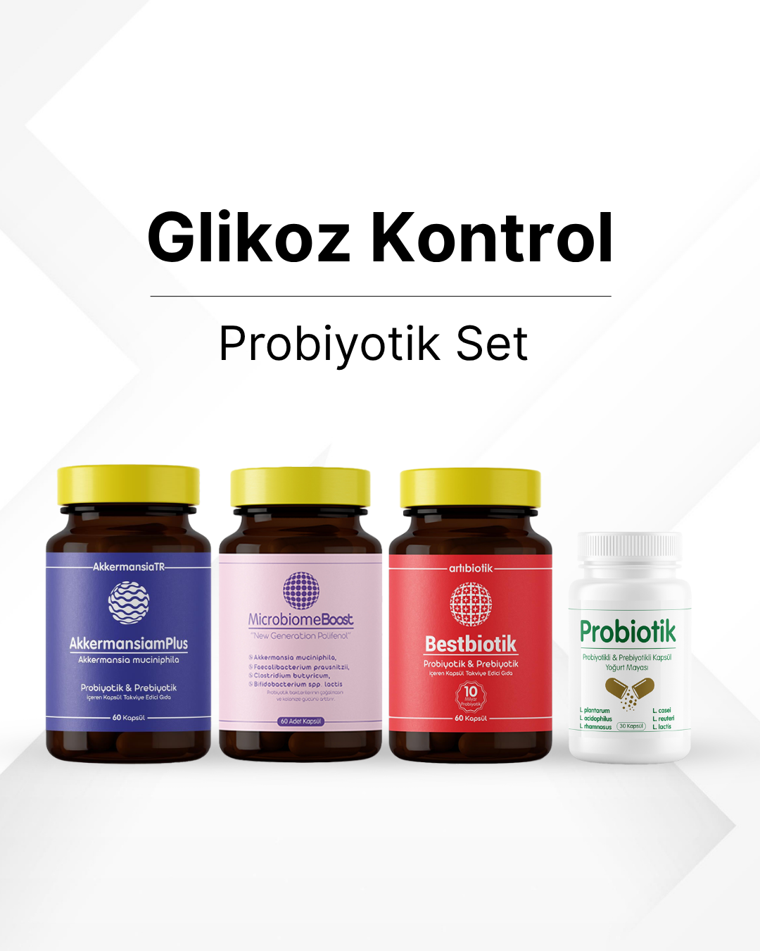 Glikoz Kontrol Probiyotik Seti