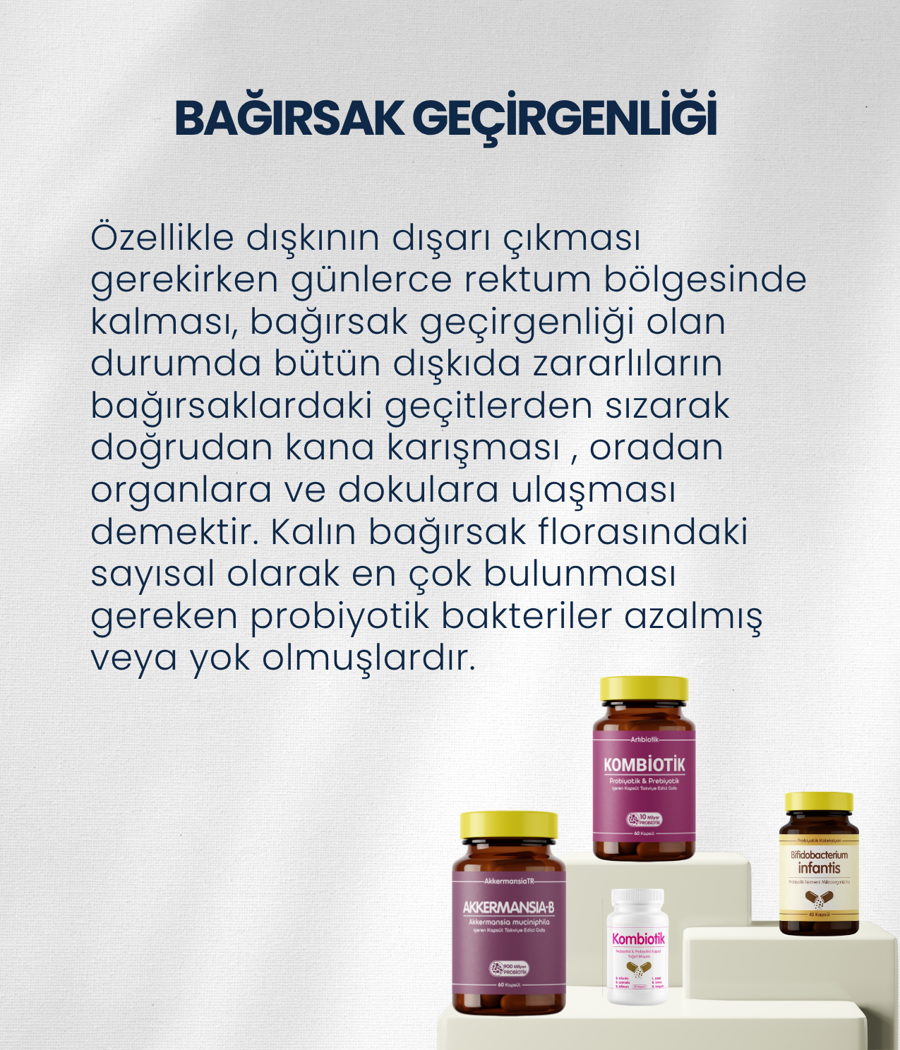 Kalın Bağırsak Sağlığı Probiyotik Seti 1 