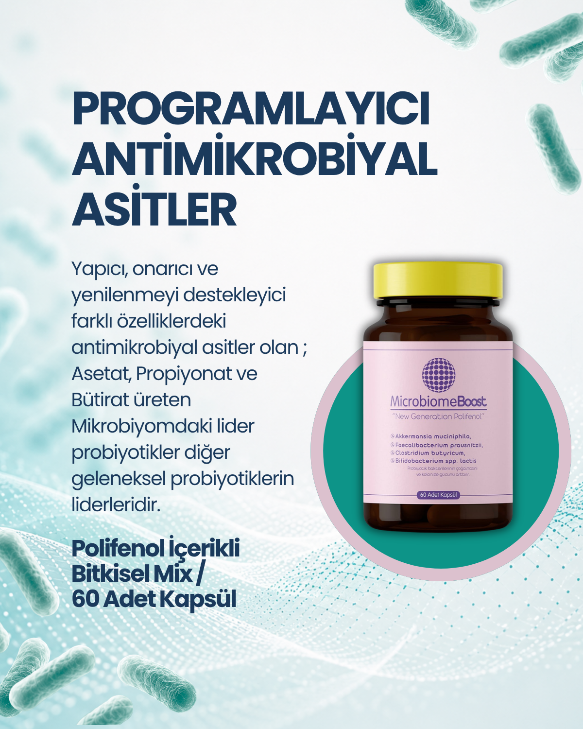 MicrobiomeBoost 60 Kapsül