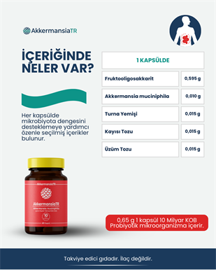 AkkermansiaTR (60 Kapsül)