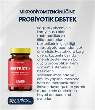 Artıbiotik Bestbiotik(60 Kapsül)