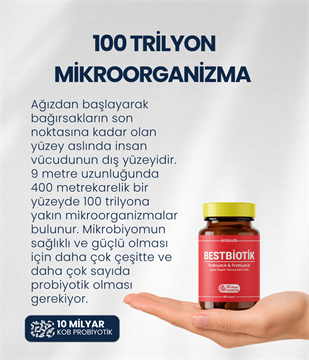 Artıbiotik Bestbiotik(60 Kapsül)