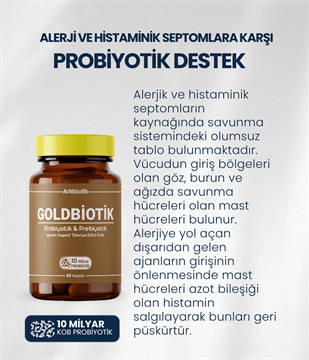 Artıbiotik Goldbiotik(60 Kapsül)