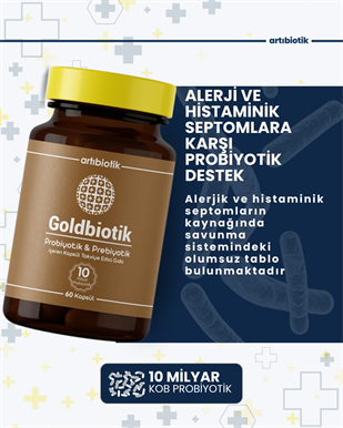 Artıbiotik Goldbiotik(60 Kapsül)