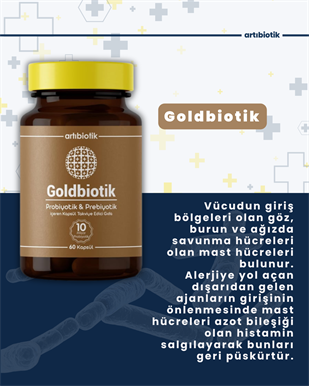Artıbiotik Goldbiotik(60 Kapsül)