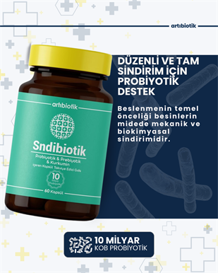 Artıbiotik Sndibiotik (60 Kapsül) 