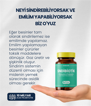 Artıbiotik Sndibiotik (60 Kapsül) 
