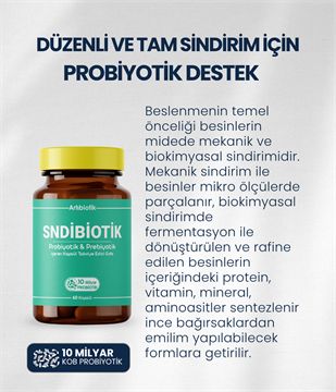 Artıbiotik Sndibiotik (60 Kapsül) 