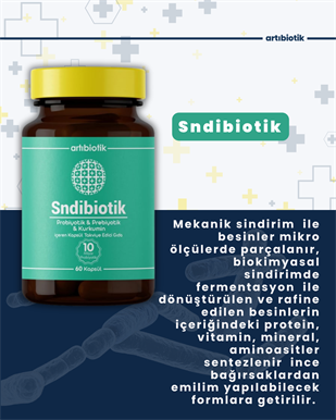 Artıbiotik Sndibiotik (60 Kapsül) 